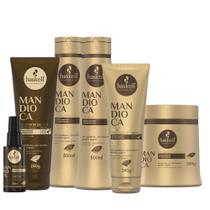 Kit Haskell Mandioca 500ml Completo 6 Itens