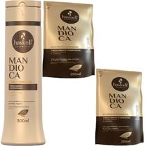 Kit Haskell Mandioca Condicionador 300ML + 2 Refil Condicionador 250 Kit Haskell Mandioca Condicionador 300ML + 2 Refil Condicionador 250