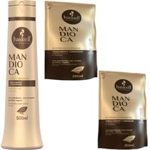 Kit Haskell Mandioca Condicionador 500ML + 2 Refil Condicionador 250 Kit Haskell Mandioca Condicionador 500ML + 2 Refil Condicionador 250