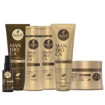 Kit Haskell Mandioca Hidratação Home-Care Completo 300ml