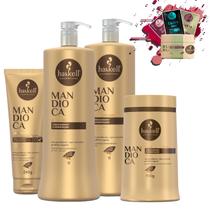 Kit Haskell Mandioca Sh + Cond Mascara 1L Leave In 240g