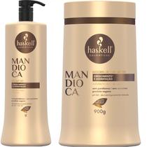 Kit Haskell Mandioca Shampoo 1 Litro + 1 Mascara 900ML