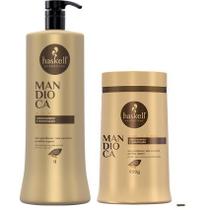 Kit Haskell Mandioca Shampoo 1 Litro Máscara 900g