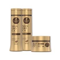 Kit Haskell Mandioca Shampoo 300ml + Condicionador 300ml + Máscara 300g