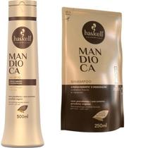 Kit Haskell Mandioca Shampoo 500ML + 1 Refil Shampoo 250