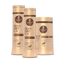 Kit Haskell Mandioca Shampoo Condicionador 300 Mascara 900g