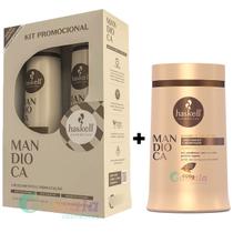 Kit Haskell Mandioca Shampoo Condicionador 500 Mascara 900g