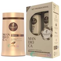 Kit Haskell Mandioca Shampoo Condicionador 500 Mascara 900g