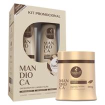Kit Haskell Mandioca Shampoo Condicionador E Mascara 500ml