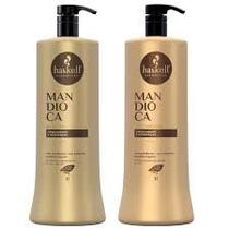 Kit Haskell Mandioca Shampoo e Condicionador 1 Litro - Para Cabelos Ressecados