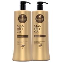 Kit Haskell Mandioca Shampoo E Condicionador 1 Litro Kit Haskell Mandioca Shampoo E Condicionador 1 Litro