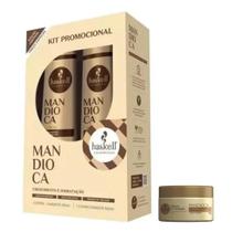 Kit Haskell Mandioca Shampoo E Condicionador 2x500ml + Masc Kit Haskell Mandioca Shampoo E Condicionador 2x500ml + Masc