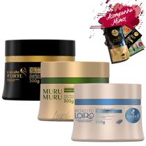 Kit Haskell Masc Cavalo Forte Bendito Loiro Murumuru 300g