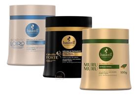 Kit Haskell Masc Cavalo Forte Bendito Loiro Murumuru 500g Kit Haskell Masc Cavalo Forte Bendito Loiro Murumuru 500g