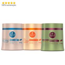 Kit Haskell Máscara Bend. Banan. Tut. 500g Cronograma Capilar Kit Haskell Máscara Bend. Banan. Tut. 500g Cronograma Capilar