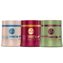 Kit Haskell Máscara Bendito Bananeira Liso. 500g Cronograma Capilar Kit Haskell Máscara Bendito Bananeira Liso. 500g Cronograma Capilar
