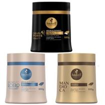 Kit Haskell Máscara Cavalo Forte Bendito LoiroMandioca 500g Cronograma Capilar Kit Haskell Máscara Cavalo Forte Bendito LoiroMandioca 500g Cronograma Capilar