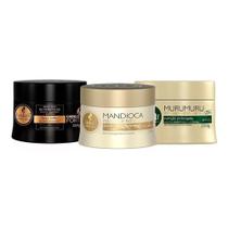 Kit Haskell Máscara Cavalo Forte Murumuru Mandioca 250g Cronograma Kit Haskell Máscara Cavalo Forte Murumuru Mandioca 250g Cronograma