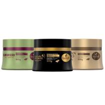 Kit Haskell Máscara Mandioca + Cavalo Forte + Bananeira 300G