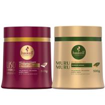 Kit Haskell Máscara Murumuru 500g+ Máscara Liso C Força 500g