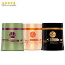 Kit Haskell Máscaras Bananeira Tutano Cavalo Forte 500g Kit Haskell Máscaras Bananeira Tutano Cavalo Forte 500g