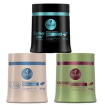 Kit Haskell Máscaras Bendito Loiro Cachos Sim Bananeira 500g Cronograma Capilar Kit Haskell Máscaras Bendito Loiro Cachos Sim Bananeira 500g Cronograma Capilar