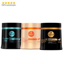 Kit Haskell Máscaras Cachos Sim Tutano Cavalo Forte 500g Kit Haskell Máscaras Cachos Sim Tutano Cavalo Forte 500g