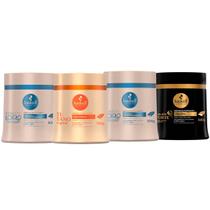 Kit Haskell Máscaras Cavalo E Tutano 500g + 2 Bendito Loiro Kit Haskell Máscaras Cavalo E Tutano 500g + 2 Bendito Loiro