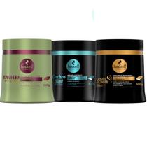 KIT HASKELL MASCARAS CAVALO FORTE, CACHOS SIM E BANANEIRA 500g