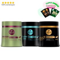 KIT HASKELL MASCARAS CAVALO FORTE, CACHOS SIM E BANANEIRA 500g