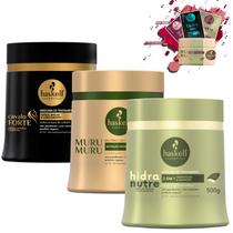 Kit Haskell Mascaras Hidranutre Murumuru Cavalo Forte 500g