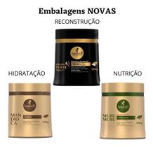 Kit Haskell Máscaras Mandioca+murumuru+cavalo 500g