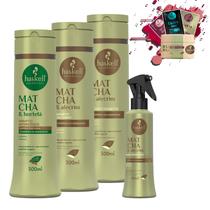 Kit Haskell Matcha Alecrim Sh Cond Fluido + Sh Hortelã 300ml Kit Haskell Matcha Alecrim Sh Cond Fluido + Sh Hortelã 300ml