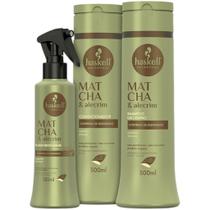 Kit Haskell Matcha Shampoo + Cond + Fluido 300 ml 3 Itens Completo