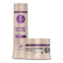 Kit Haskell Matiza Mais Shampoo Mascara Ultra Violeta 300ml