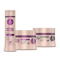 Kit Haskell Matiza Mais Shampoo Mascara Violeta e Ultra Violeta 300ml Kit Haskell Matiza Mais Shampoo Mascara Violeta e Ultra Violeta 300ml