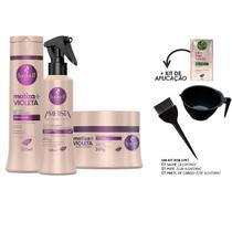 Kit Haskell Matizador + Fluido Ametista com Kit de Aplicação