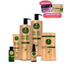 Kit Haskell Murumuru Completo 1 Litro 6 Produtos mini máscara