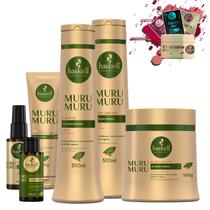Kit Haskell Murumuru Sh Cond Mascara 500ml 6 Itens Completo