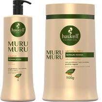 Kit Haskell Murumuru Shampoo 1 Litro + 1 Mascara 900ML