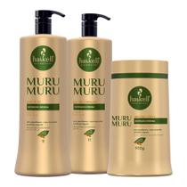 Kit Haskell Murumurú Shampoo+ Condicionador 1L Máscara 900g