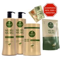 Kit Haskell Murumuru Shampoo Condicionador E Máscara 1 Litro