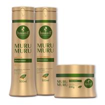 Kit Haskell Murumuru Shampoo Condicionador E Máscara 300Ml