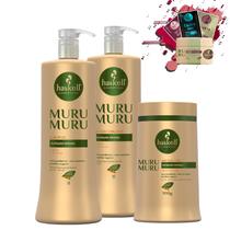 Kit Haskell Murumuru Shampoo Condicionador Mascara 1l/1kg
