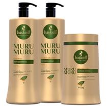 Kit Haskell Murumuru Shampoo Condicionador Máscara 1L/900g