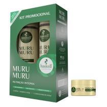 Kit Haskell Murumuru Shampoo E Condicionador 2x300ml + Masc