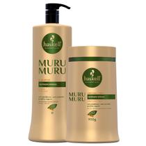 Kit Haskell Murumuru Shampoo Máscara 1L/900g Alta Nutrição