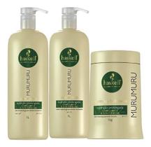 Kit Haskell Murumuru Trio (3 Produtos) Shampoo Condicionador Máscara 1000l/kg