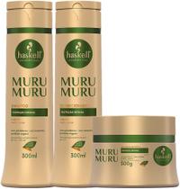 Kit Haskell Murumuru Trio de 300ml - Cabelos Secos Ressecados Kit Haskell Murumuru Trio de 300ml - Cabelos Secos Ressecados