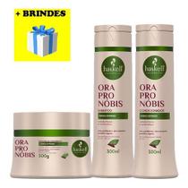Kit Haskell Ora Pro Nobi 300ml - Shampo Cond. Mascara 300g